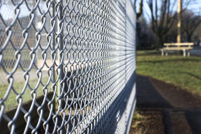 Chain Link with Privacy Slats